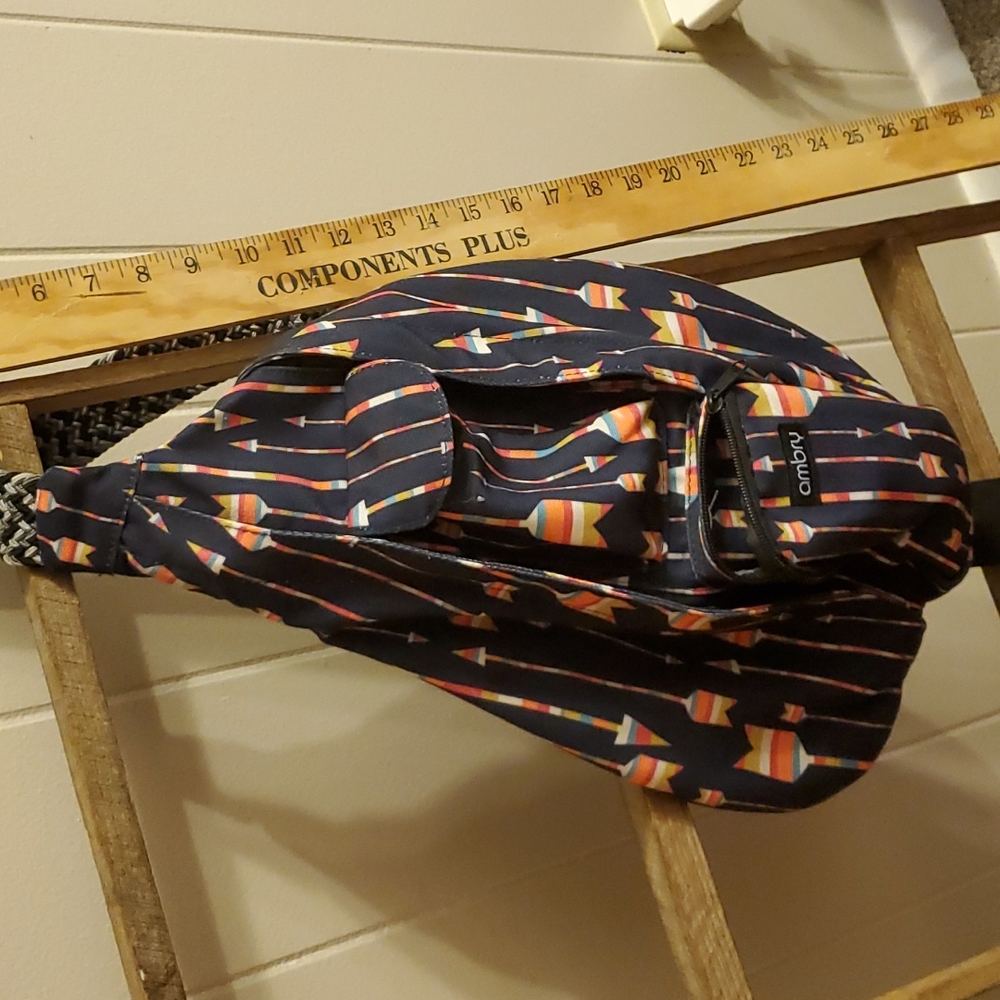 Nylon rugged crossbody bag